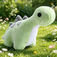 28cm Green Diplodocus Plush Toys Forest Animal Dinosaur Plush Doll High Quality Dinosaur Doll Kids Birthday Gifts Huggable Dolls