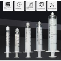 20pcs 3 5 10 20 30 50cc 100 200ml Plastic Syringe Luer Lock Syringe Screw Storage Crimp Industrial Dispensing Glue Tool