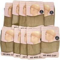 Wholesale 20 Pcs HD Thin Wig Cap - Transparent and Invisible - Sheer Wig Cap for HD Wigs - Wig Accessories