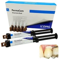 DMG PermaCem Smartmix 10g Dual Cure Self-Adhesive Resin Cement Dental Luting Agent for Crown Bridge Inlay Restoration