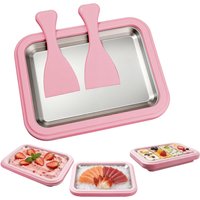 Compact Cordless Ice Maker for Yogurt Ice Cream & Slush Desserts Home Kitchen Appliance Stir-Fry Function