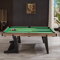 6ft Modern 3-in-1 Portable Foldable Billiard Table