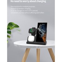 3-In-1 Charging Station For Samsung Devices Magnetic Wireless Charging Station For Samsung Series Galaxy Watch And Galaxy Buds