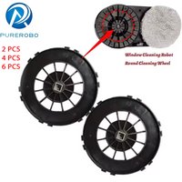 Purerobo Ersatz-Reinigungsrad für Fensterputzroboter, kompatibel mit den Modellen W-R3S W-R4S W-R1 Original New Part Wheel