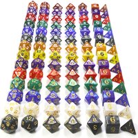Custom Dice DND Marble Dice Various Colours Available And Beautiful Marble Effect Pearl Veins Effect For Party Roll Playing Game