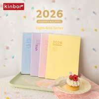 Kinbor Notebook 2026 Daily Agenda Time Plan Week Planner Timeline/8-grid Pagination Account Student Time Record Book Work Notes