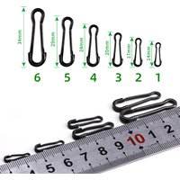 20pcs Fishing Lure Connector Rolling Swivels Matte Black Brass Carp Fishing Quick Snap Fishing Hooks Accessories