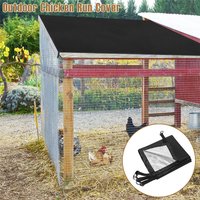 Outdoor Chicken Run Cover Waterproof Chicken House Cover with S hook Poultry Breeding Cage Sunshade Dust Cover for Farms Using
