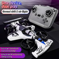 Quadcopter RC Lądowo-Powietrzny i Samochód RC Drift 2-W-1 Sterowany Zdalnie Samolot Drony Zraszanie Jednym Przyciskiem Elektryczne Zabawki Samolotowe Prezenty