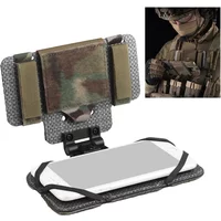 Hunting Vest Chest Phone Navigation Board Molle Pouch Chest Rig Phone Holder Foldable Outdoor Map Case Airsoft Gear
