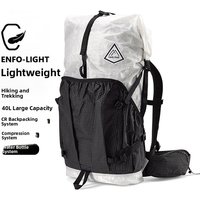 Ultra-Lightweight Hiking Camping Backpack Dual Shoulder Bag Carry System Outdoor Sports Bag Men Women Youth Waterproof Nylon