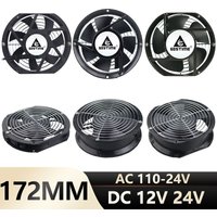 Gdstime Ball 170mm 172mm 172x51mm 172x25mm Cooling Fan 12V/24V/48V 110V 120V 220V 240V Axial Industry Fan W/Screw Protective net
