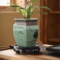 1 PCS Thickened Flowerpot Base Durable Not Easily Deformed Flowerpot Mat Antiqued Round Plant Pots Tray