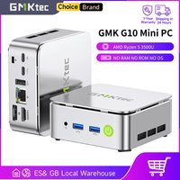 Mini PC GMKtec G10 AMD Ryzen5 3500U (surpasse N150/N97) Barebone 2.5GbE NIC LAN HTPC Proxmox, Triple affichage 4K WiFi 5