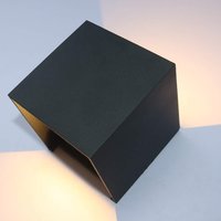 LED-Wandleuchten, 7 W, kaltweiß, warmweiß, wasserdicht, für den Außenbereich, moderne nordische quadratische Wandleuchten für Innengarten, Korridore