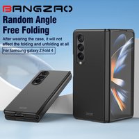 For Samsung Galaxy Z Fold 4 Case Luxury Ultra Thin Skin-friendly Matte Folding Shockproof Protection PC Hard Cover Accessory