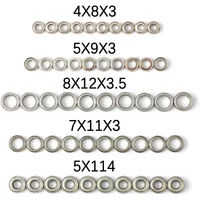10PCS Ball Bearing 9x5x3mm 8x12x3.5mm 7x11x3mm 5x11x4mm for Rc Hobby Model Car 1-12 Wltoys 12428 A959 Parts 0092 0093 0094 0095