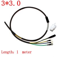 AliExpress EVFITTING Motor wires/cable for 1000-1500W brushless DC motor (3*3.0mm motor phase+0.2*5pcs hall sensor wires)
