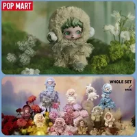 POP MART SKULLPANDA L impressionnisme Series Plush Doll Genuine Mystery Box Blind Box Guess Bag Toys Doll Cute Desktop Ornaments