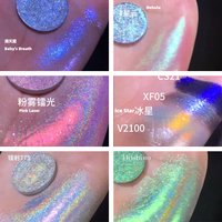 COLOR ALBUM Single Eyeshadow DIY Collection Laser Highly Pigmented Chameleon Red Purple Green Eye Cosmetics 1.5g