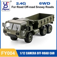 FAYEE FY004 RC Car 2.4G 6WD Pickup Truck 70M with HD Camera APP Control Climbing Vehicle