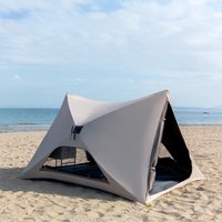 Triangle Automatic Opening Tents Outdoor Portable Folding Breathable Nature Hike Camping Tent Beach Sunshade Camping Equipment