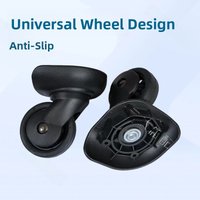 Wearable Universal Wheel Luggage Replacement Parts Travel Suitcase Rolling Wheel Password Box Foot Wheel Wear Resistant Bun W...