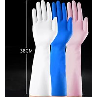 Lab gloves chemical nitrile gloves acid and alkali resistant rubber latex waterproof disposable Lengthening gloves