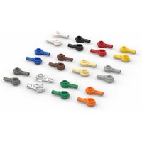 110pcs MOC compatible with 32828 building block parts 1x1 side with thin axis circular disc creative DIY technology parts