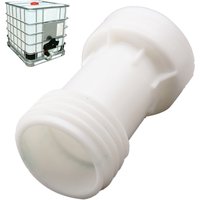 Joint d'extension de baril S60 * 6 IBC tonnes, Joint en plastique, Tube de vidange de poussière, Extension de sortie de décharge, adaptateur de réservoir d'eau de pluie