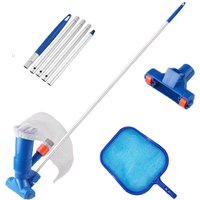 Pool Cleaning Set Swimming Pool Cleaning Tools Maintenance Above Ground Pool Skimmer Net Vacuum Cleaner Tool Set Gadgets