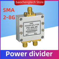 Sma power divider, one to two power divider, 2-8G RF combiner, 1500-8000MHz WiFi 5.8G microstrip power divider