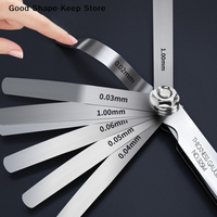 Professional 32-Piece Stainless-Steel Feeler Gauge Set, Portable and Sturdy for All Gap Sizing