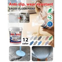 Epoxy Colored Sand Floor Paint Crystal Texture Coating Anti- For Indoor Outdoor