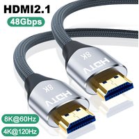 8K 60HZ 4K 120HZ HDMI 2.1 Cable for HDTV Monitor Projector PS4/PS5 Xbox PC Laptop eARC HDR High Speed 48Gbps Video Cable 3m 5m