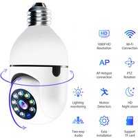 E27 2.4G Wifi IP Bulb Surveillance Camera Night Vision Wireless Home Cameras CCTV Video Security Protection Baby Mini Cam
