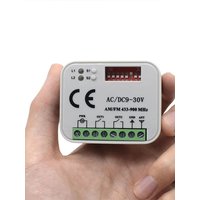 433 a 900 Mhz Gate Garage Door Receiver Module AC DC 9-30V 85-250V Controller Fixed Rolling Code 433.92mhz Remote