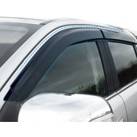 Car Rain Door Visor Window Deflector For NISSAN NAVARA 2015-2024 Double Cab Pickup Truck Car Accessories