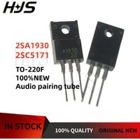 10Pieces 2SA1930 2SC5171 2S A1930 C5171 TO-220F Audio pairing tube TO220F 100%NEW In stock