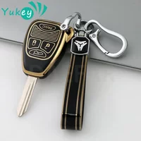 For Jeep Chrysler 300C Avenger Sebring Chrysler 200 Aspen Dodge Charger Commander Grand Cherokee Car Key Case Cover Shell Fob