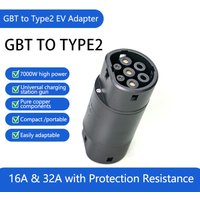GBT to Type 2 EV Charger Converter Adapter 16A 32A for EVSE Charging GBT Type2 Standard EV Charger Adaptor