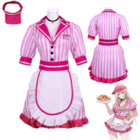Marin Kitagawa Cosplay Costume My Dress-Up Darling Marin Waitress Uniform Anime Maid Dress Halloween Carnival Party Outfit