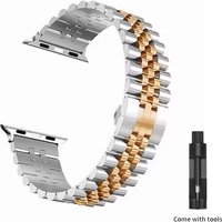 Stainless Steel Strap for Apple Watch Band 45mm Ultra 49mm 44mm 40mm 46mm 42mm 38mm Metal watch band iWatch Series 10 9 8 7 SE