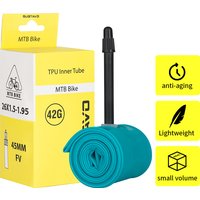 GUSTAVO Ultralight Bike Inner Tube 26 27.5 X1.5-1.95 Inches MTB Bicycle TPU Material Tire 45mm French Valve