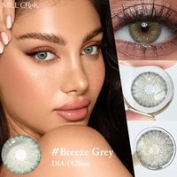 MILL CREEK 1Pair Gray Lenses Colored Contacts for Eyes 14.2mm Contact Lenses Hazel Lenses Natural Beauty Cosmetics New Lenses