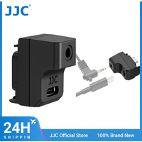 JJC Mic Adapter For Insta360 Ace Pro 2 Ace Pro External Mic Type-C 3.5mm Audio Ports Support Charging Insta 360 Accessories