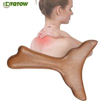 1PCS Small Wooden Gua Sha Massage Tools for Lymphatic Drainage, Anti Cellulite Tool, Wood Therapy Massager Body Sculpting Paddle
