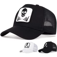 Unisex Personality Embroidery Baseball Net Caps Adjustable Casual Hats Spring and Summer Outdoor Sunscreen Hat