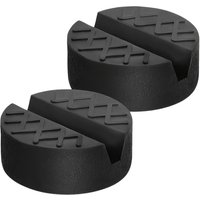 Car Jack Rubber Pad Universal Car Lift Jack Stand Rubber Pads Frame Protector Floor Slotted Slotted Pinch Weld Side Lifting Disk