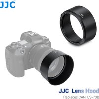 JJC ES-73B Reversible Lens Hood Shade for Canon RF 45mm RF45mm F1.2 STM on Canon EOS R8 R5 R6 Mark III II RP R5M2 R6M3 R6M2